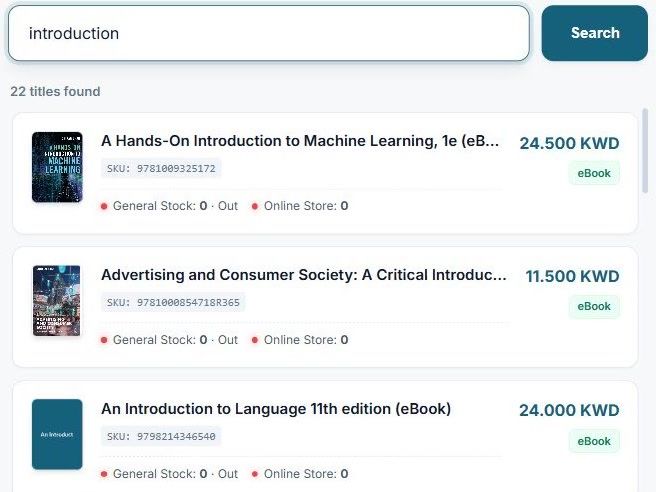 eBook Fulfillment & University Portal